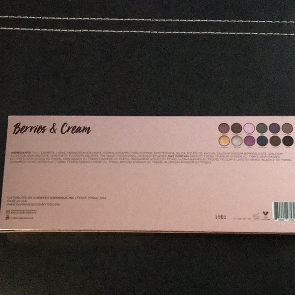 Dominique Cosmetics Berries & Cream Eye Palette